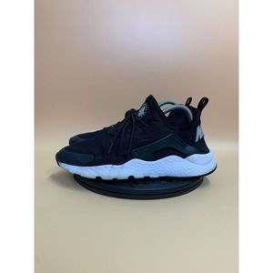 Nike Womens Air Huarache Run Ultra Black Low Top Lace Up Running Sneakers Size 9